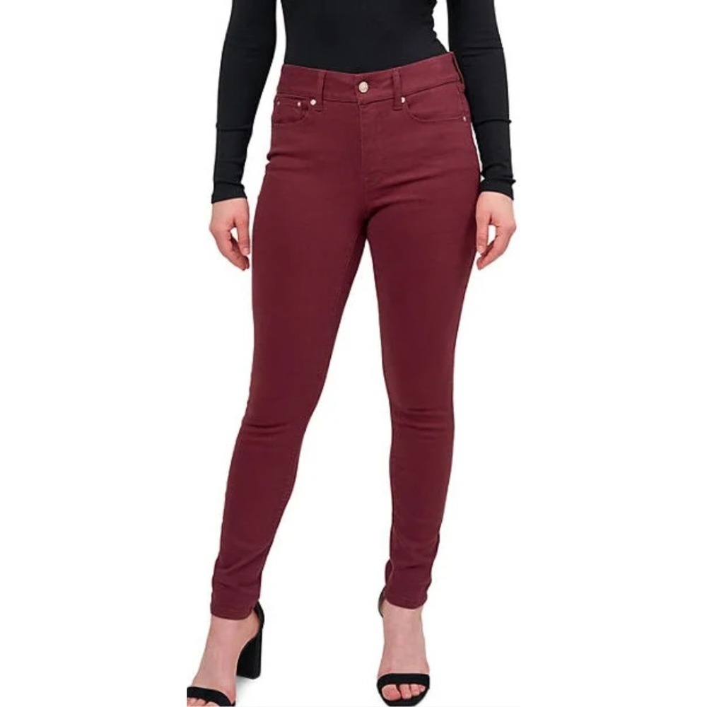 Seven7 Tummy Less Skinny Jeans High‎ Rise Slimming Control Port Royale 6 NWT